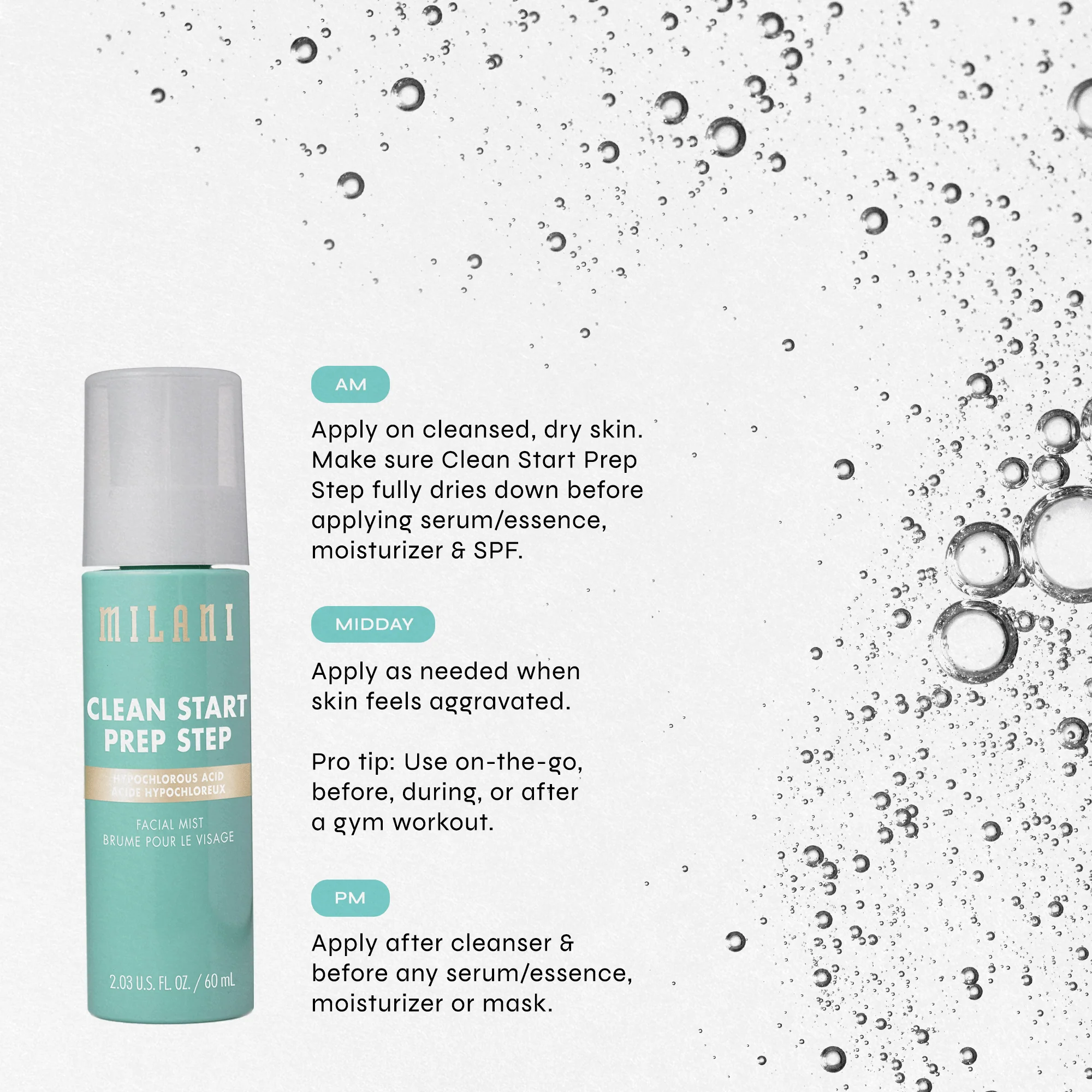 Clean Start Prep Step Facial Mist - Image 8