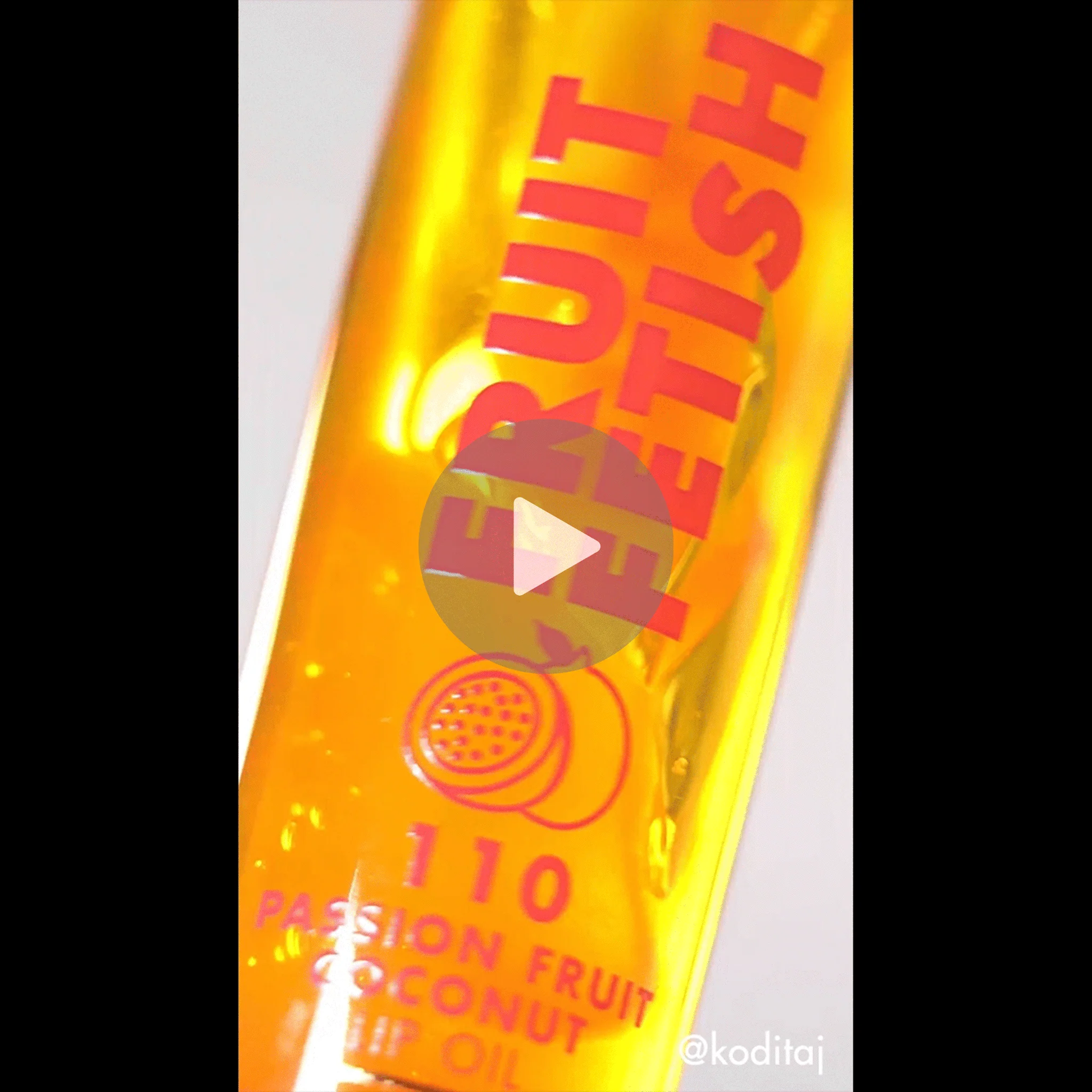 Fruit Fetish Lip Oils - Passionfruit Coconut - Image 7