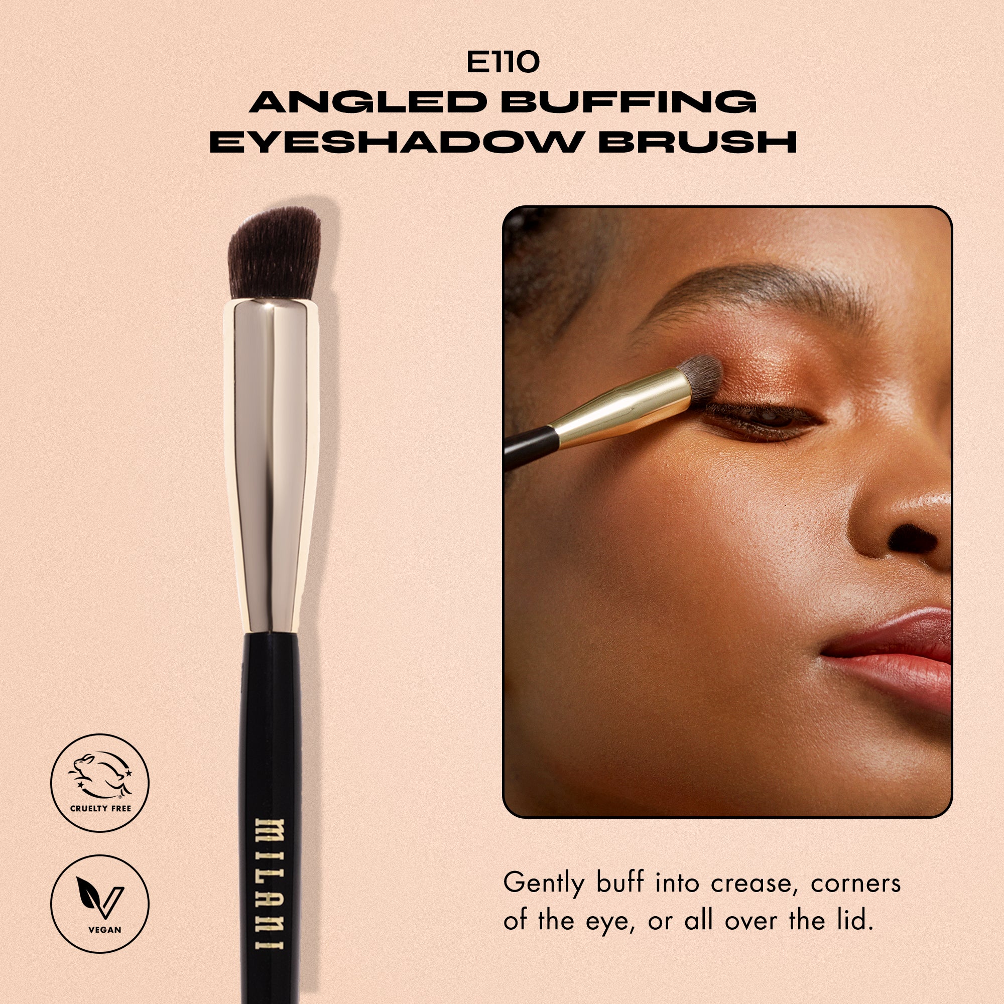 Angled Buffing Eyeshadow Brush - Image 3
