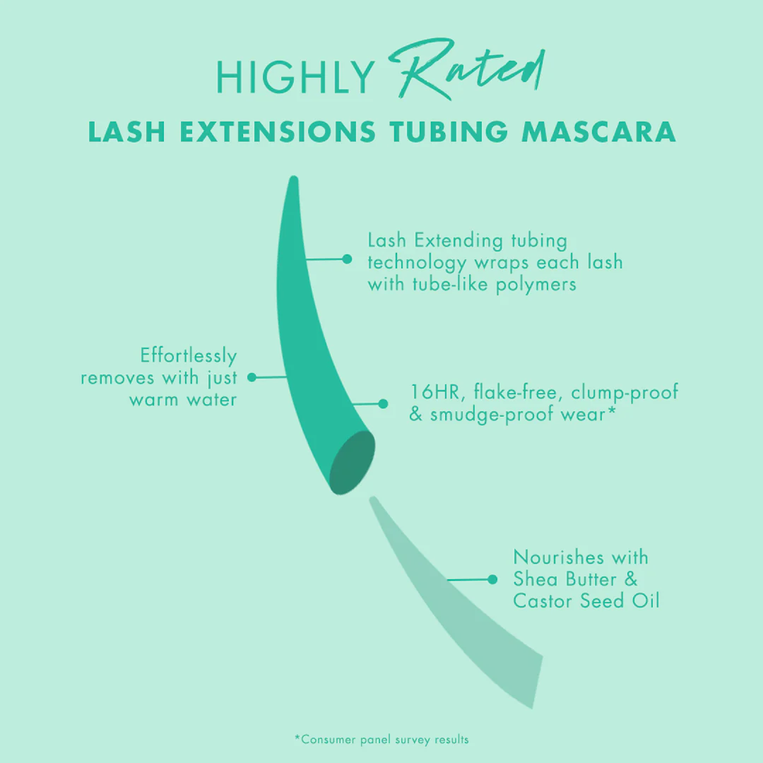 Highly Rated Lash Extensions Lengthening Tubing Mascara - Image 6