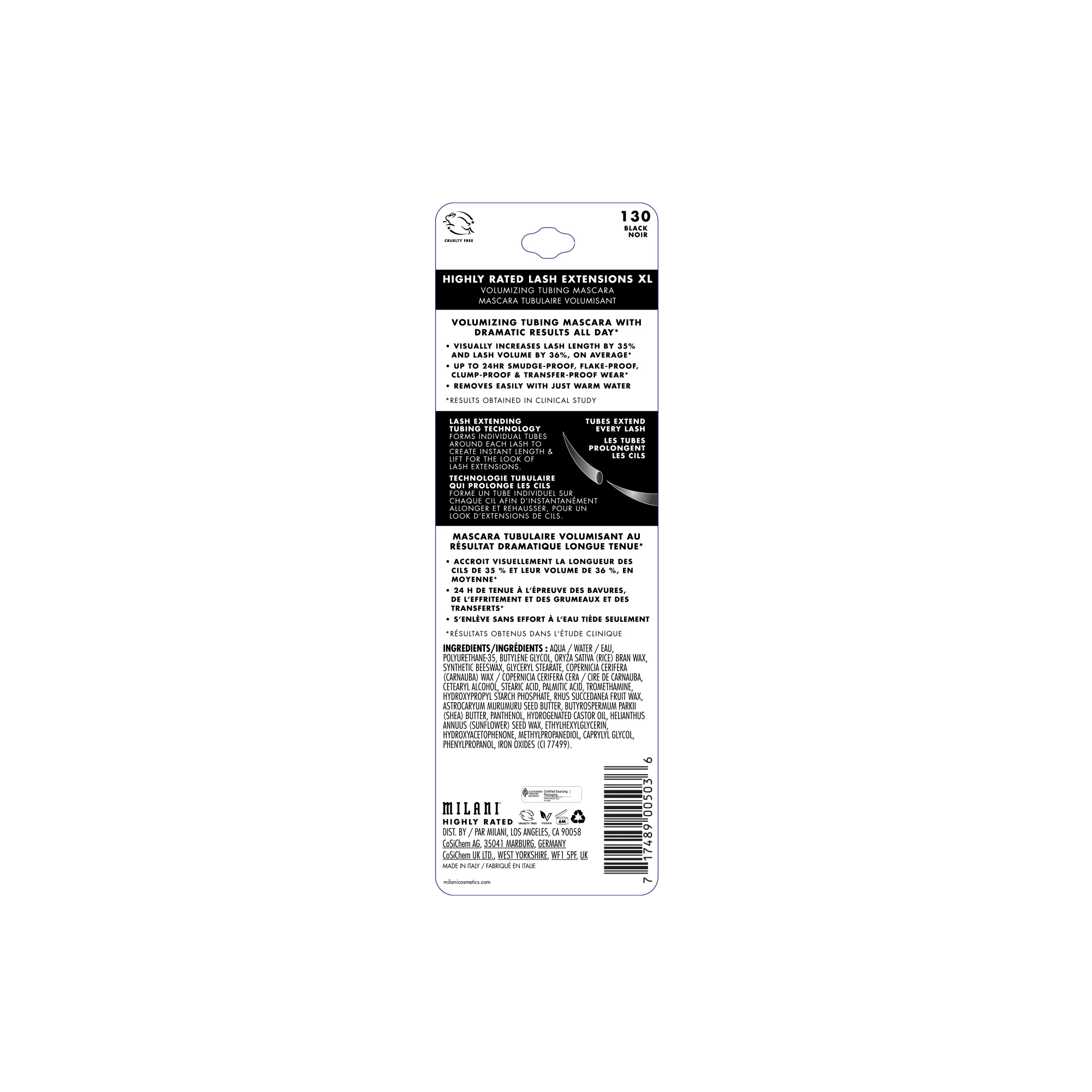 Highly Rated Lash Extensions XL Volumizing Tubing Mascara - Image 13
