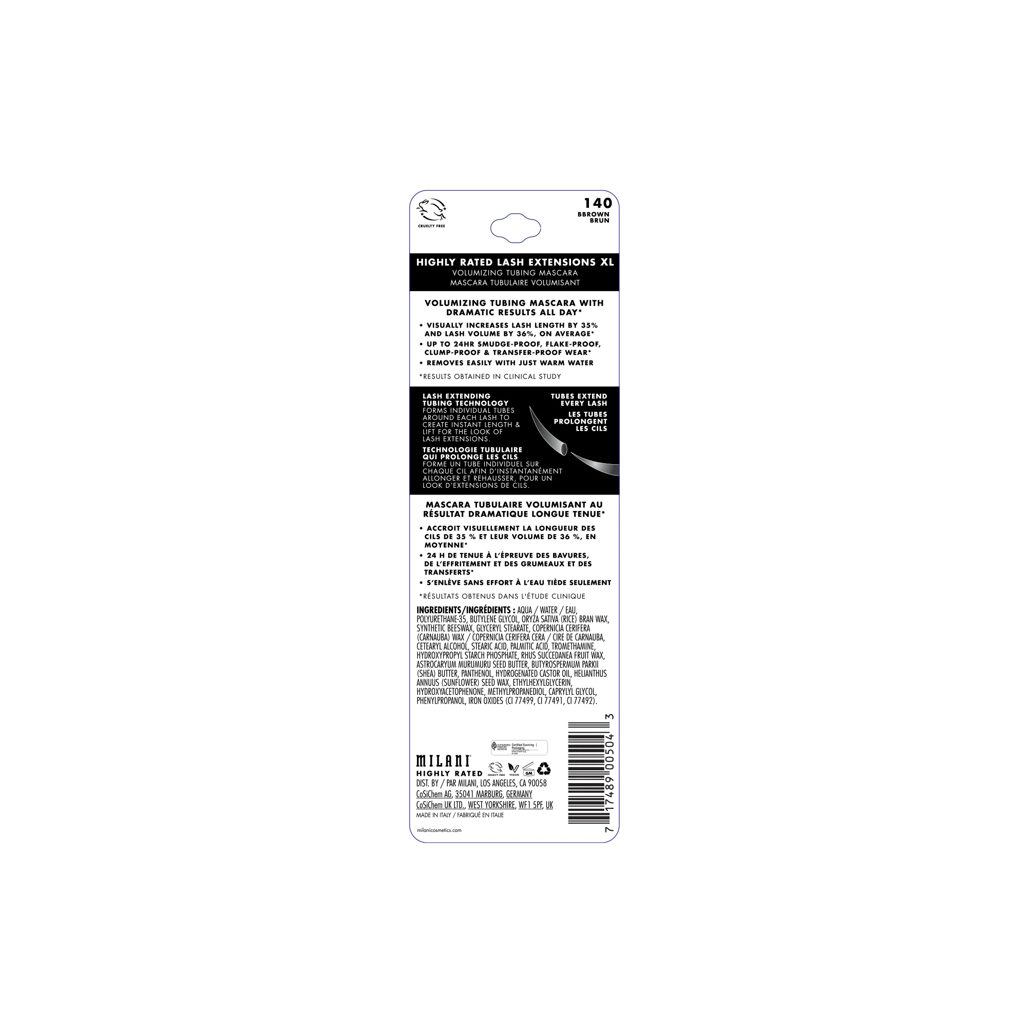 Highly Rated Lash Extensions XL Volumizing Tubing Mascara - Image 28