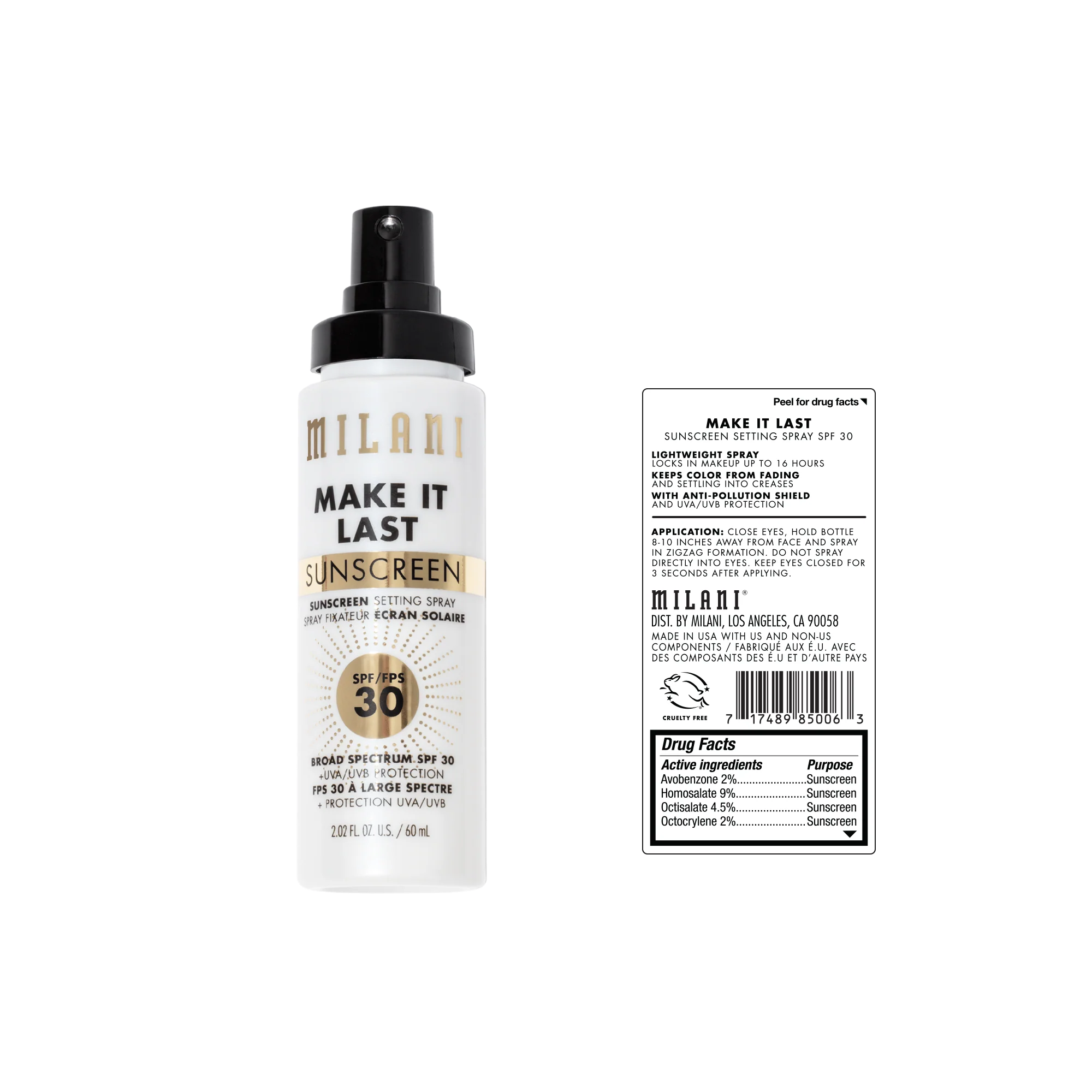 Make It Last Sunscreen - Sunscreen Setting Spray SPF 30 - Image 6