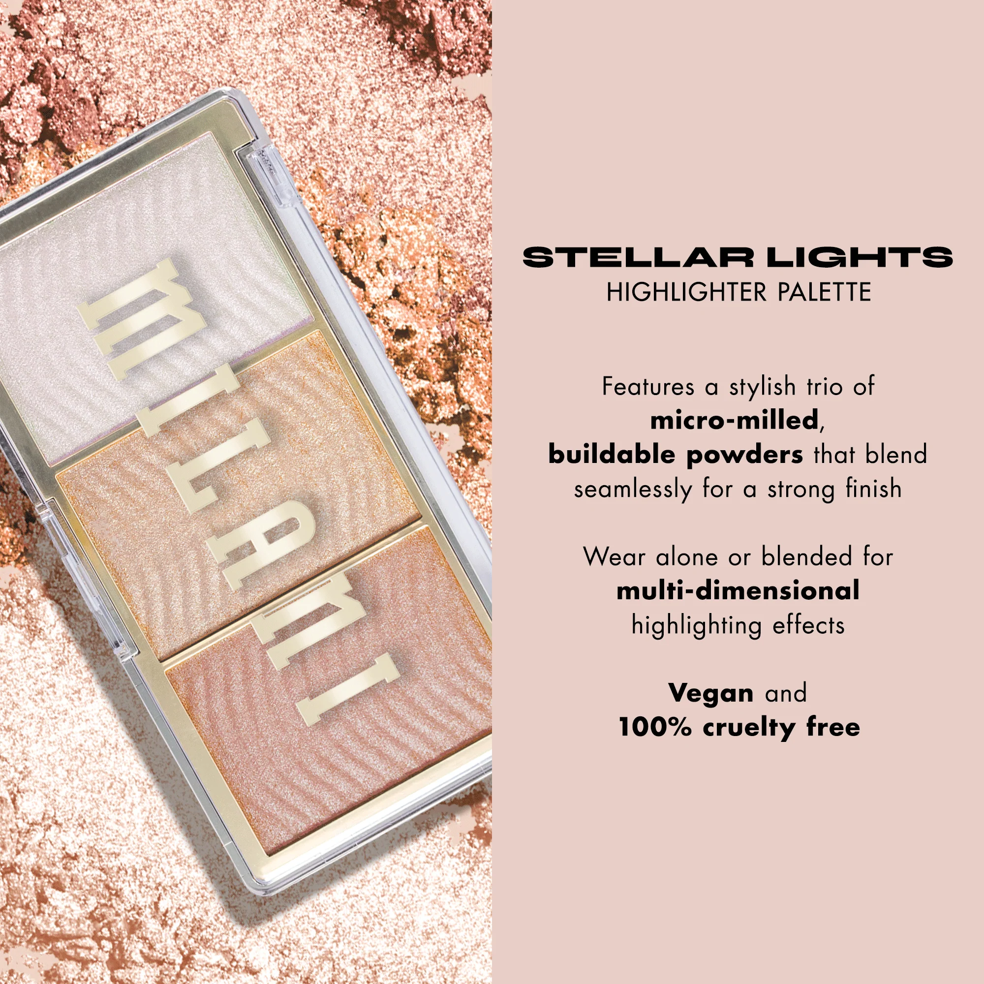 Stellar Lights Highlighter Palette - Rose Glow - Image 5